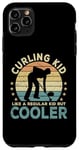 Coque pour iPhone 11 Pro Max Curling Curler pour enfants Funny Curling