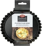 Tala Performance 15 cm dia Round Fluted Tart Tin, Professional Gauge Carbon...