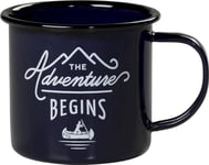 Gentlemens Hardware Adventure Begins Campingmugg - 325 Ml Blå