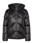 Chevron Lw Down Jacket Black Tommy Hilfiger