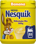 Nesquik Milkshake Mix Banana, with Added Vitamin D and C for Milk, 500g