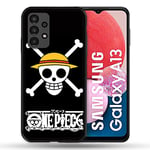 Cokitec Coque pour Samsung Galaxy A13 / A04S Manga One Piece Tete de Mort Multicolore