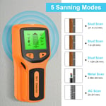 5 in 1 Stud Finder Wood Metal Pipe Sensor Wire Detector Electric Wall Scanner↑