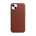 Apple iPhone 14 Plus Leather Case with MagSafe - Umber