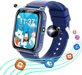 Montre Connectée Enfant Garçon,Montre Enfant Garcon Avec 26 Fonctions De Jeu,Cartes D'apprentissage,Livre Audio,Appareil Photo,Musique,Podomètre,Montre Connectee Enfant De 5 À 12 Ans