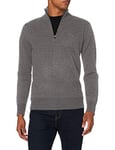 Schott NYC Homme Pllance2 Pull Sweater, H Grey, S EU