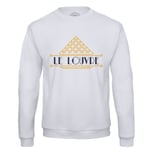 Sweat Shirt Homme Le Louvre Paris France Luxe Style Architecture