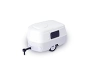 Carson 500504154 1:87 Caravane avec attelage - Caravane pour modèles réduits 1:87, Remorque pour modèles réduits, Modélisme, 1:87, Blanc