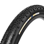 Panaracer Gravel King X1 TLR Tyre - 700c Black / Brown 40mm Clincher Folding Black/Brown