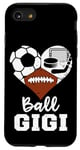 iPhone SE (2020) / 7 / 8 Ball Gigi Funny Soccer Football Hockey Gigi Heart Case