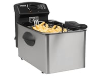 Princess Friteuse 182642-4 L - 4 portions - 2000 W - Zone froide, Inox Brossé, 4 Litres