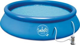 SWING POOL, Ø366 x 76cm, 5600L, inkl pumpe