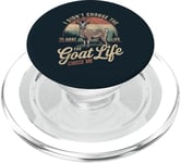 Goat Owner Funny Goat Life Chose Me Vintage Goat PopSockets PopGrip for MagSafe