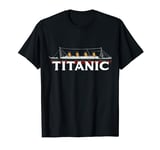 Titanic Ship 1912 Atlantic Ocean Sink Sea Disaster Poster T-Shirt