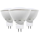 Lot de 3 ampoules led GU5.3 6W Equi.50W 540lm 3000K 15000H Primer Leader