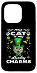 Coque pour iPhone 15 Pro My Cat Is My Lucky Charm Kitten St Patricks Day Cats Lovers