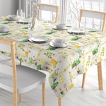 Comart, Nappe 100% Polyester Anti-Taches pour Table, Cuisine, décoration imprimée Jardin, rectangulaire 132 x 228 cm