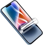 [2 Pièces Transparent Protection Ecran Pour Iphone 13/ Iphone 13 Pro/Iphone 14, Hd Hydrogel Tpu Souple Film Protecteur [Anti Rayures][Anti-Huile][Pas Facile À Casser]-Non Verre Trempé.[G262]