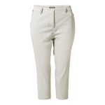 Craghoppers Womens/Ladies Kiwi Pro II Cropped Trousers (Dove Grey) - White - Size 20 UK