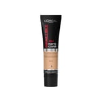 L'Oreal Paris Cover Liquid Foundation, With 4% Niacinamide, Long Lasting, Natural Finish, Available in 20 Shades, SPF 25, Infallible 32H Matte Cover, Shade 175, 30ml