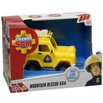 Fireman Sam 4x4 Rescue Jeep Push Along Vehicle Brand New