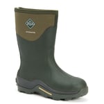 MUCK BOOTS Unisex Muckmaster Mid Neoprene Moss Wellington - Green material_Neoprene - Size UK 4