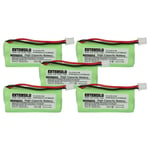 5x Battery for Siemens Gigaset A140 A140 TRIO A12 A140 DUO A14 A120 850mAh