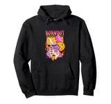 Pop Culture Urban Graffiti Street Art,Burnout But Optimistic Pullover Hoodie