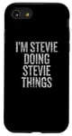 Coque pour iPhone SE (2020) / 7 / 8 Je suis Stevie Doing Stevie Things Funny Vintage