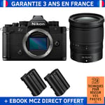 Nikon Zf + Z 24-70mm f/4 S + 2 Nikon EN-EL15C + Ebook '20 Techniques pour Réussir vos Photos' - Appareil Photo Hybride