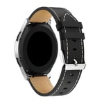 Huawei Watch GT 5 46mm Armband i äkta läder, svart