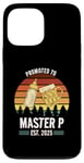 Coque pour iPhone 13 Pro Max Funny New Grandpa Design - Promoted to Master P 2025