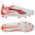 PUMA Ultra 5 Pro Fg/ag Unlimited - Vit/svart/glowing Red Barn, storlek 38