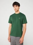 Lacoste Midi Weight Cotton Jersey T-Shirt - Green, Green, Size S, Men