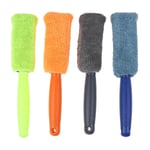 Portable Microfiber Wheel Tire Rim Brush Auto Motorfiets Bike Ha Gray