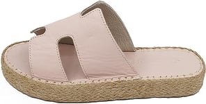 Bonateks Femme FRRBTRLKY100274 Wedge Sandal, Beige, 39 EU