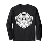 Cool Motorbike For Men Women Kids Motorbike Racing Funny Long Sleeve T-Shirt