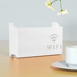 Trådlös Wifi Router Hylla Förvaringslåda Vägghängande ABS Organiz White