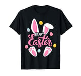 Happy Easter Bunny Women Girls Rabbit Easter Egg Hunt Funny T-Shirt