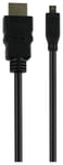 OB 1m Micro-HDMI to HDMI Cable - Black