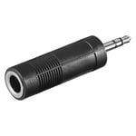 Lydadapter 6,3 mm til 3,5 mm - Stereo