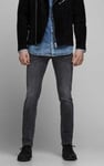 20 Svart slitna jeans skinny fit (Black Denim,29/34)