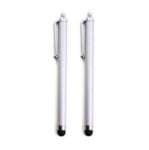 PENCILUPNOSE® TWIN PACK QUALITY STYLUS PEN compatible with Apple, Samsung, Xiaomi, OnePlus, Pixel, Oppo, Huawei, Vivo, Realme, Nothing etc. (SILVER)