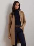 Lauren Ralph Lauren Kamrun Long Cardigan, Classic Camel