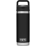 Yeti Rambler 18 OZ (532 ml) Bottle With Chug Cap (Black)