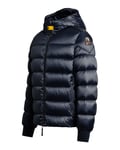 Parajumpers Pharrell Hooded Down Bomber M Blue Navy (L L)