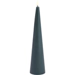 Cone Led-Stearinlys Pine Green, 6,8x30 cm