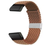 Flätat klockarmband Garmin Fenix 8 (51mm) - Brown