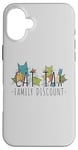 Coque pour iPhone 16 Plus Cat Tax Family Discount Médias sociaux Tendance Mème