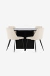 Venture Home - Matbord Strada med stol Night - Beige